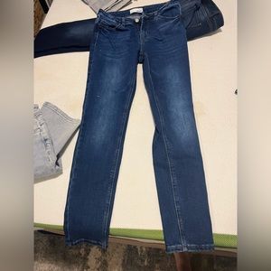 Vervet dark wash skinny jeans